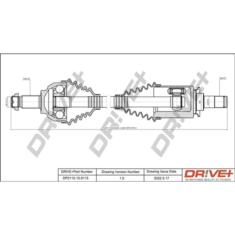 DRVE pusašis DP2110.10.0115