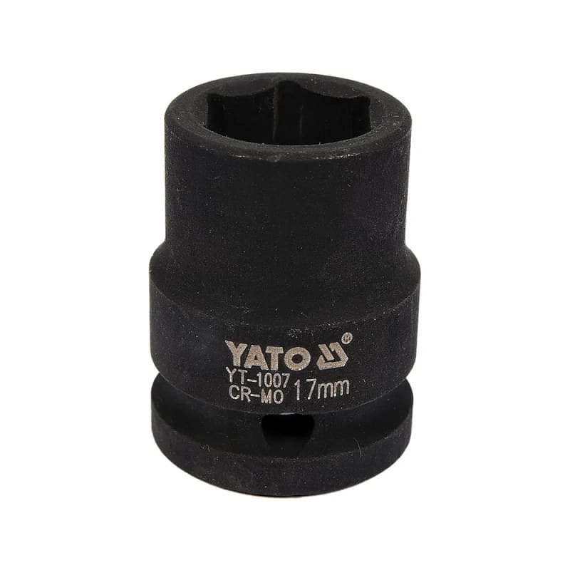 YATO Šešiakampė smūginė galvutė 1/2'' 17 mm YT-1007