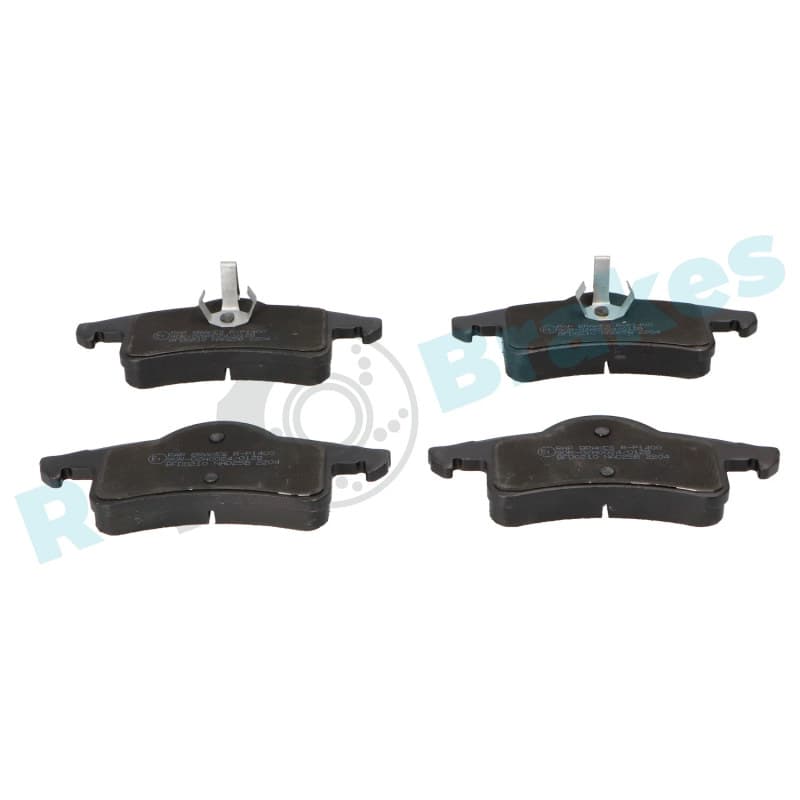 RAPBRAKES stabdžių trinkelių rinkinys, diskinis stabdys R-P1400