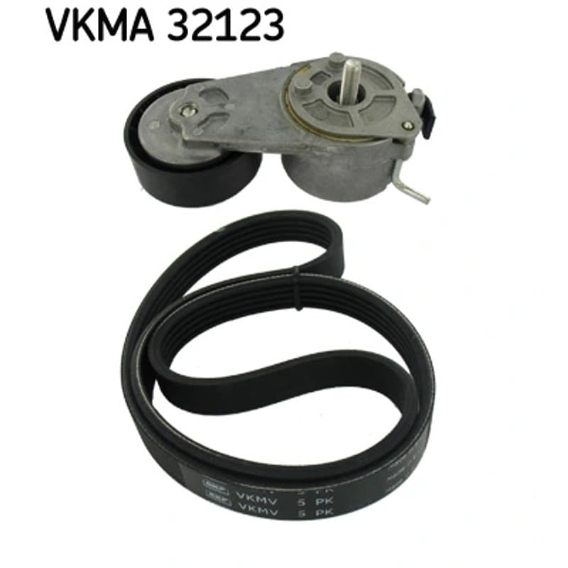 SKF VKMA 32123 V formos rumbuotas diržas, komplektas