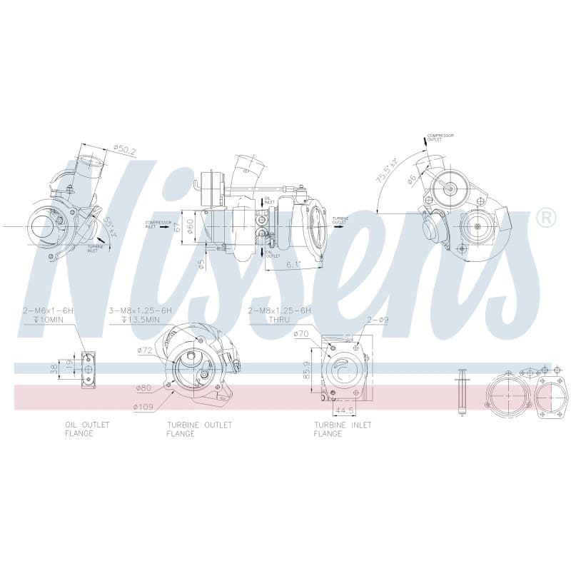 NISSENS kompresorius, įkrovimo sistema 93147