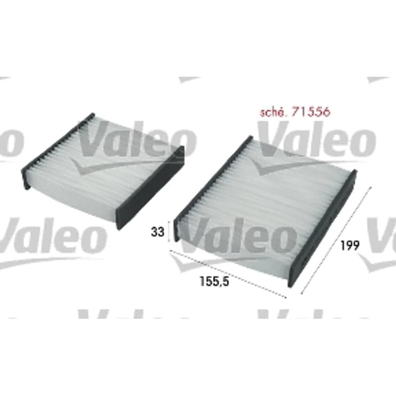 VALEO filtras, salono oras 715556