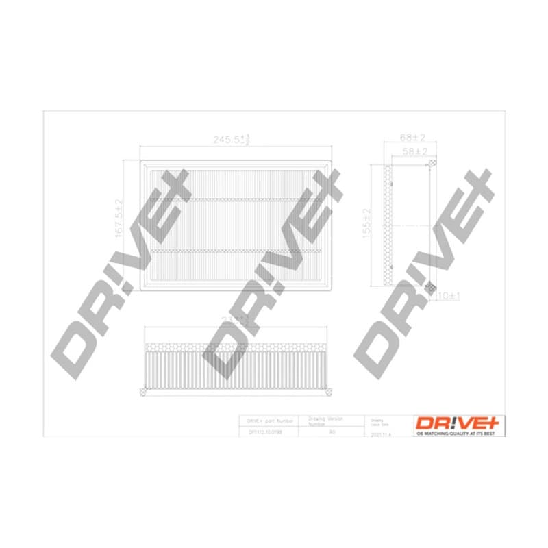 DRVE oro filtras DP1110.10.0198