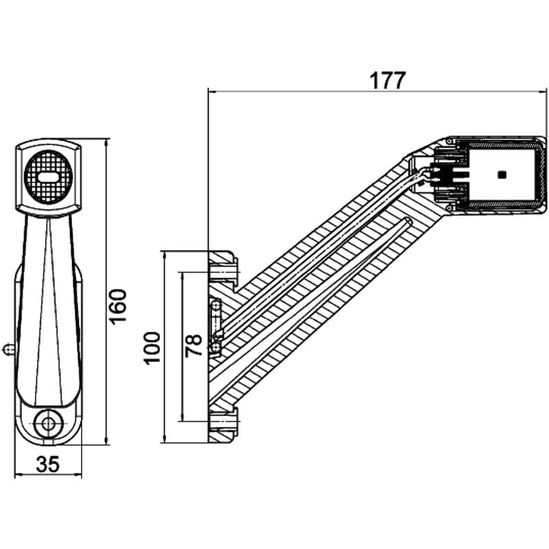 HELLA 2XS 011 744-111 gabaritų lemputė
