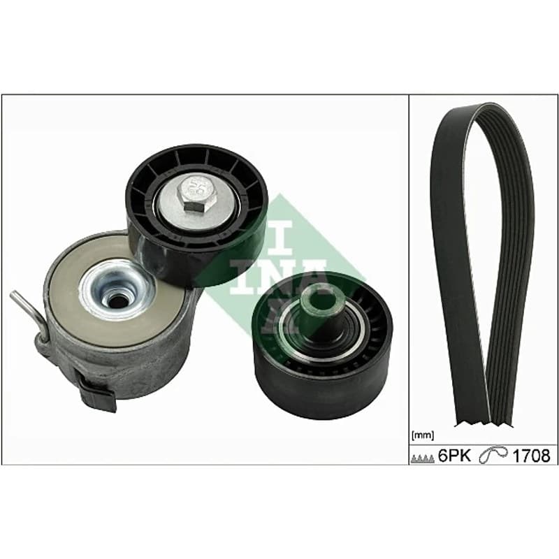 SCHAEFFLERINA V formos rumbuotas diržas, komplektas 529 0046 10