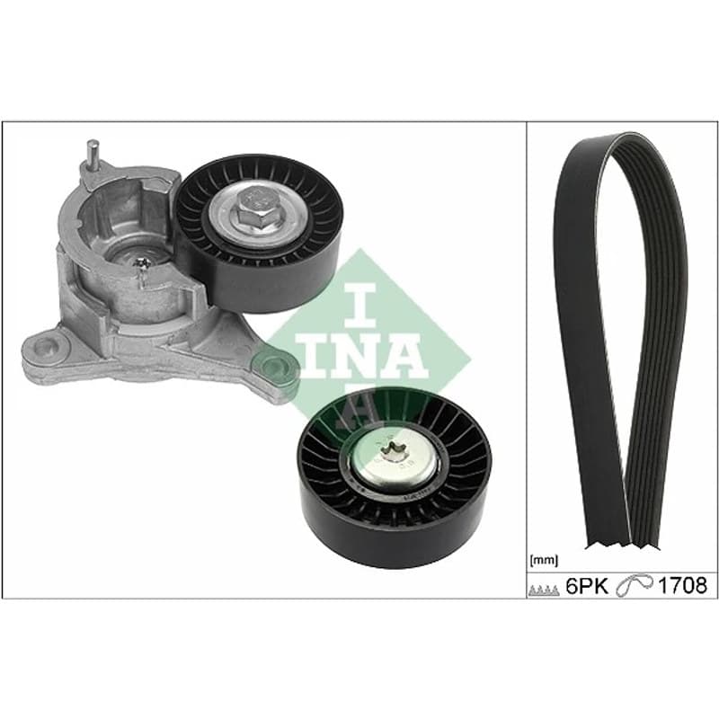 SCHAEFFLERINA V formos rumbuotas diržas, komplektas 529 0184 10