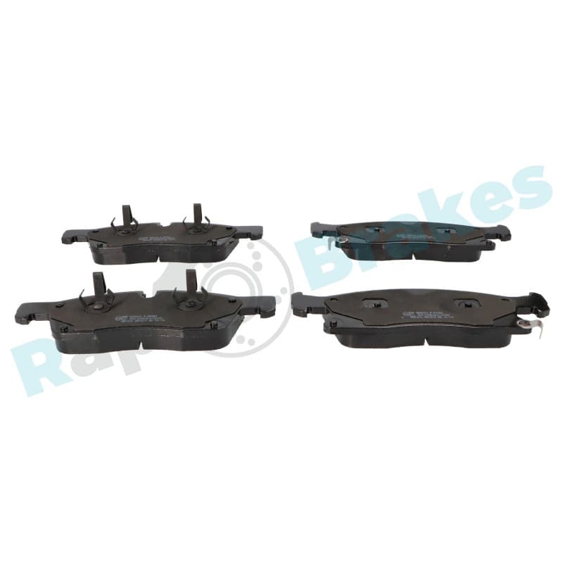 RAPBRAKES stabdžių trinkelių rinkinys, diskinis stabdys R-P0800