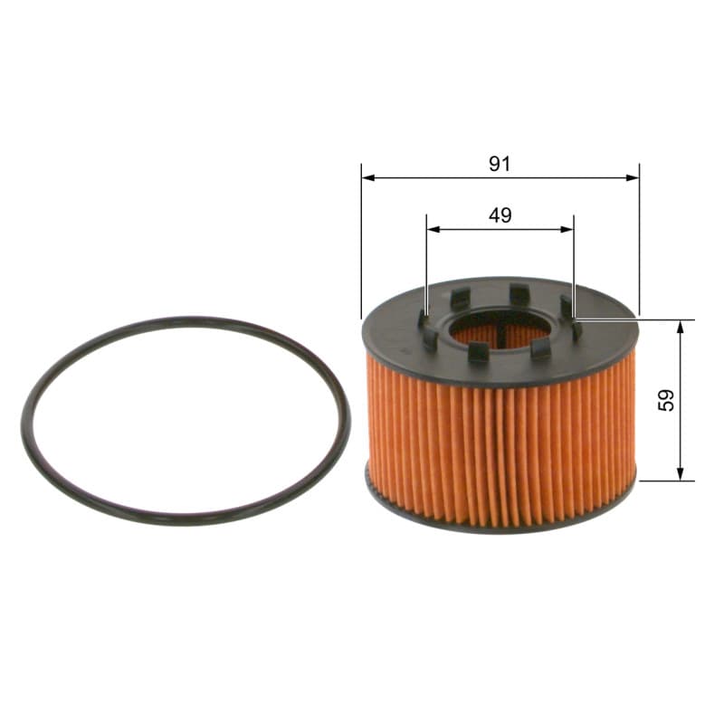 BOSCH 1 457 429 239 alyvos filtras