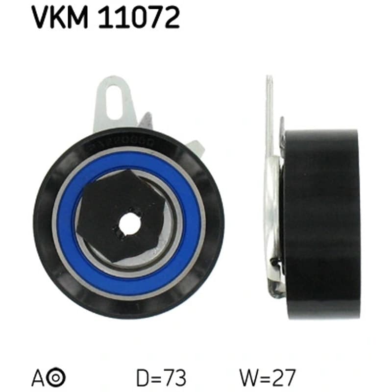SKF VKM 11072 įtempiklio skriemulys, paskirstymo diržas