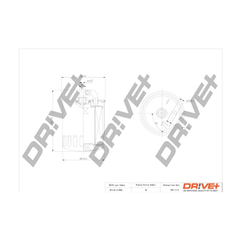 DRVE kuro filtras DP1110.13.0062