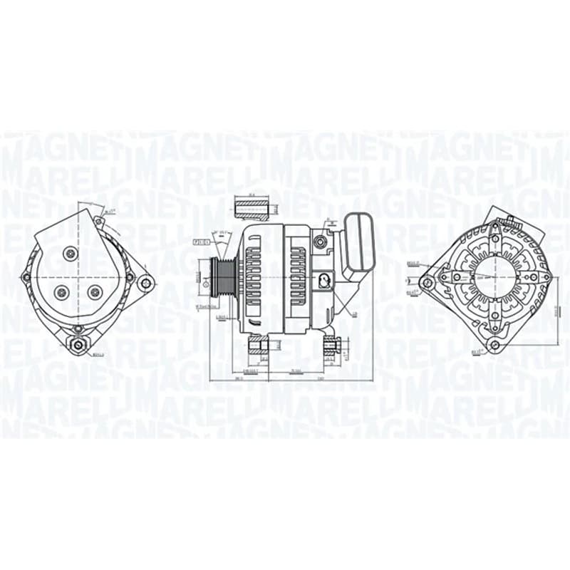 MAGNETIMARELLI kintamosios srovės generatorius 063377578010