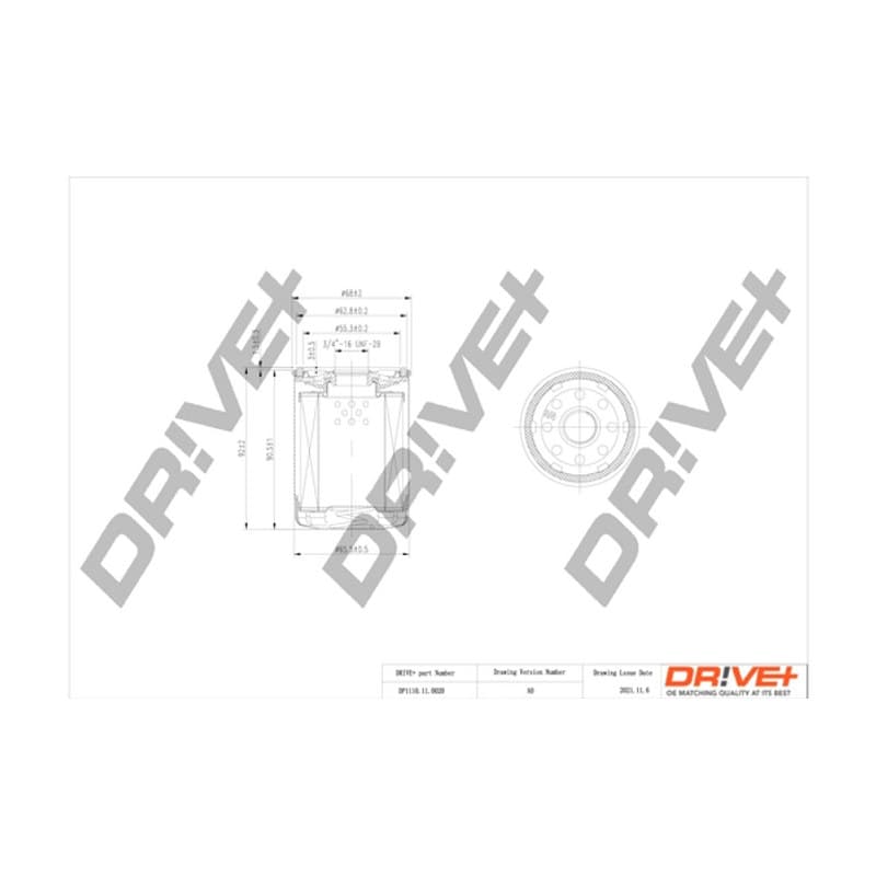 DRVE alyvos filtras DP1110.11.0020
