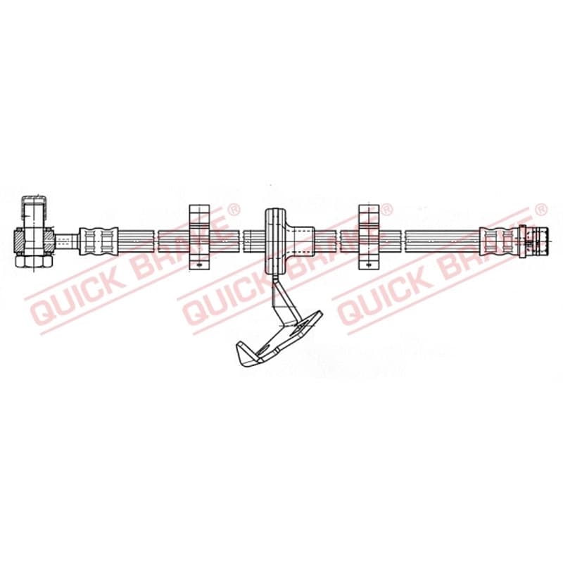 QUICKBRAKE stabdžių žarnelė 59.987X