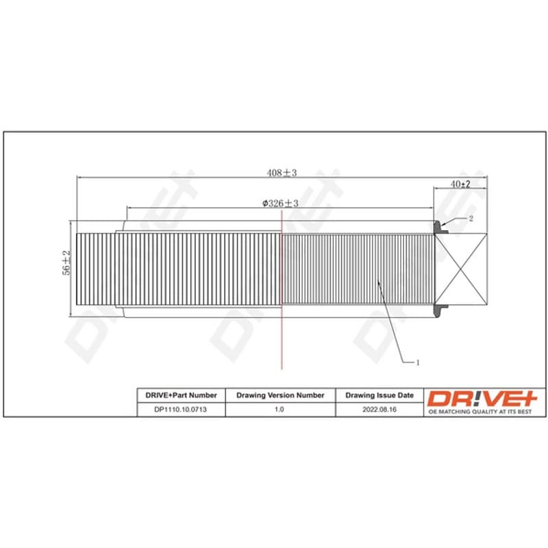 DRVE oro filtras DP1110.10.0713