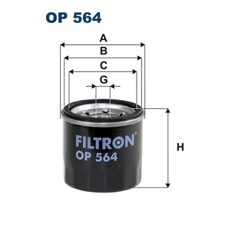 FILTRON Alyvos filtras OP 564