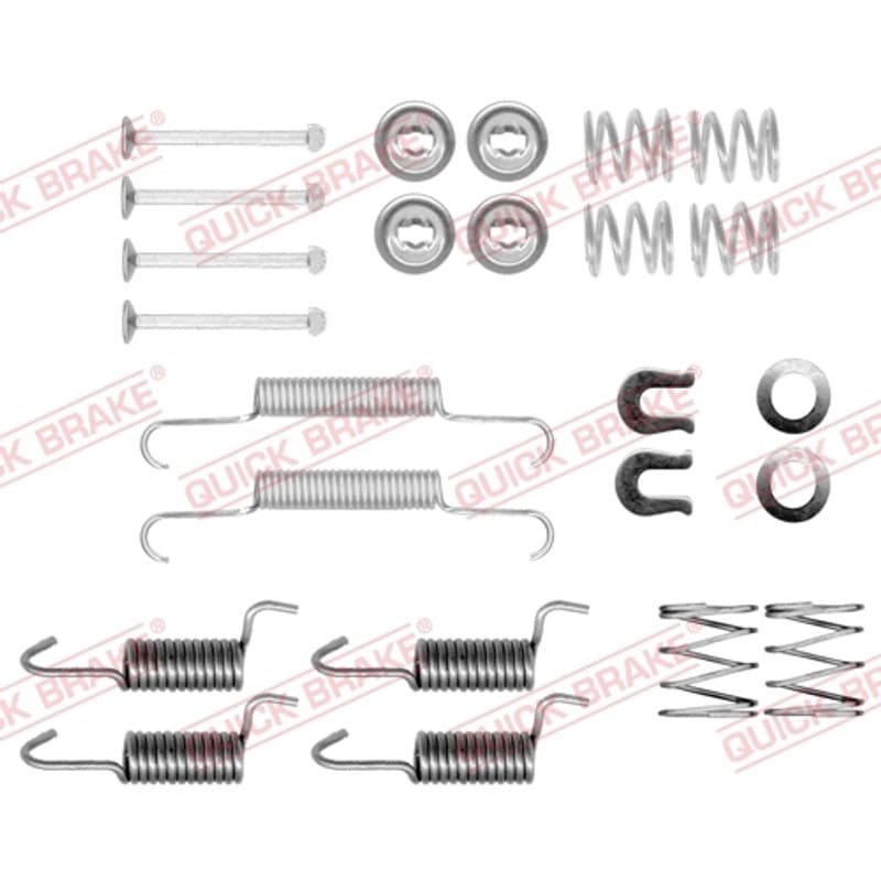 QUICKBRAKE priedų komplektas, stovėjimo stabdžių trinkelės 105-0010