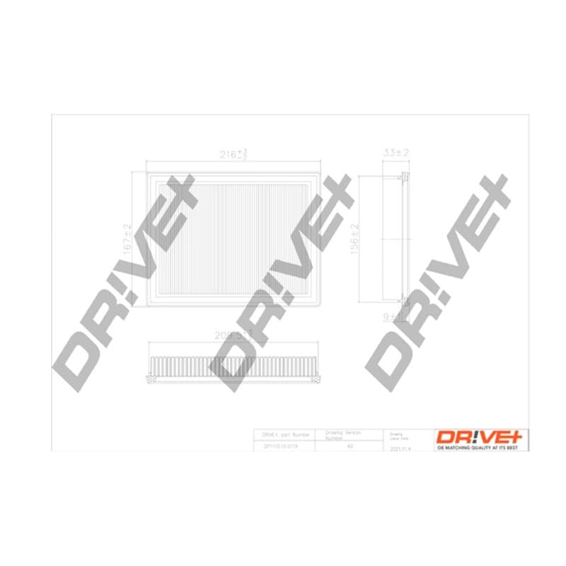 DRVE oro filtras DP1110.10.0119