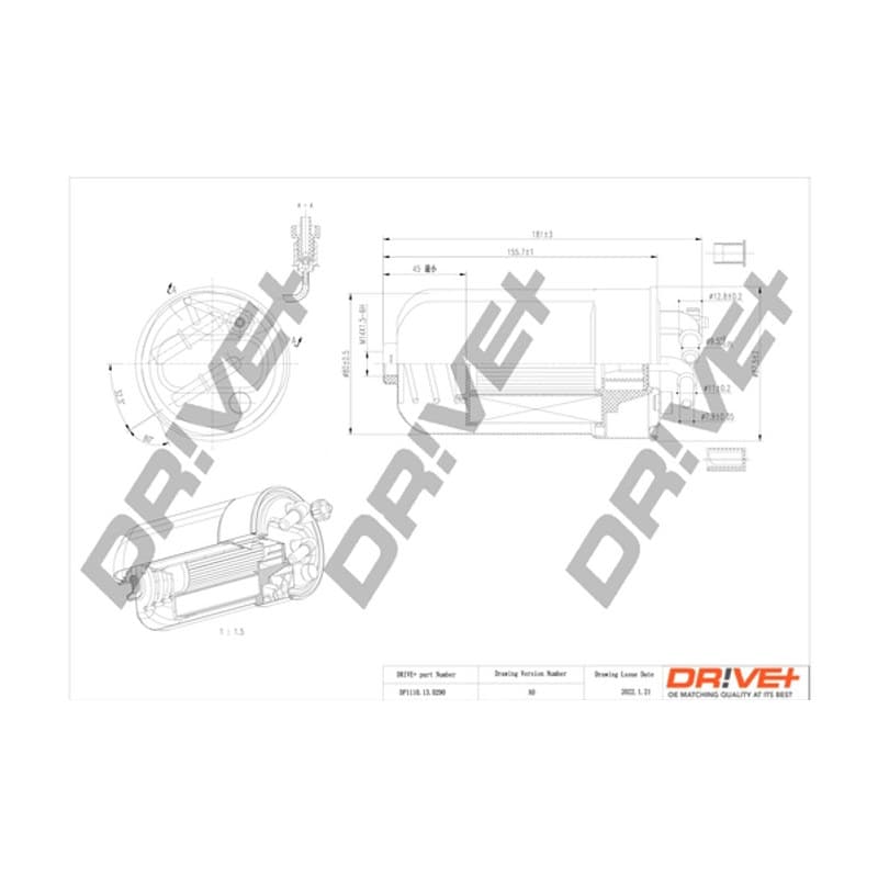 DRVE DP1110.13.0290 kuro filtras