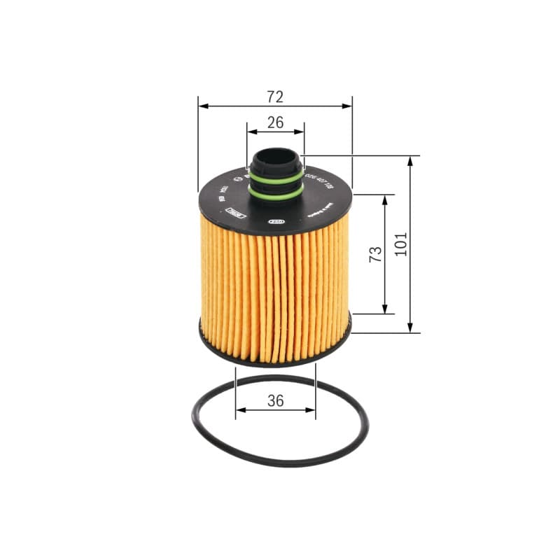 BOSCH F 026 407 108 alyvos filtras