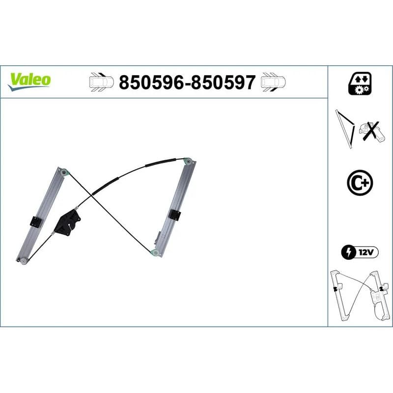 VALEO lango pakėliklis 850597