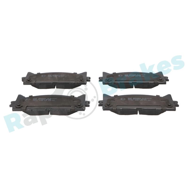 RAPBRAKES stabdžių trinkelių rinkinys, diskinis stabdys R-P1219
