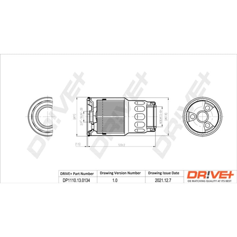 DRVE kuro filtras DP1110.13.0134