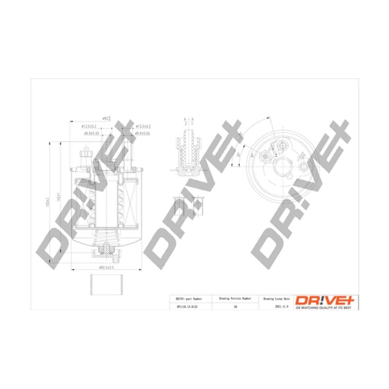 DRVE kuro filtras DP1110.13.0133