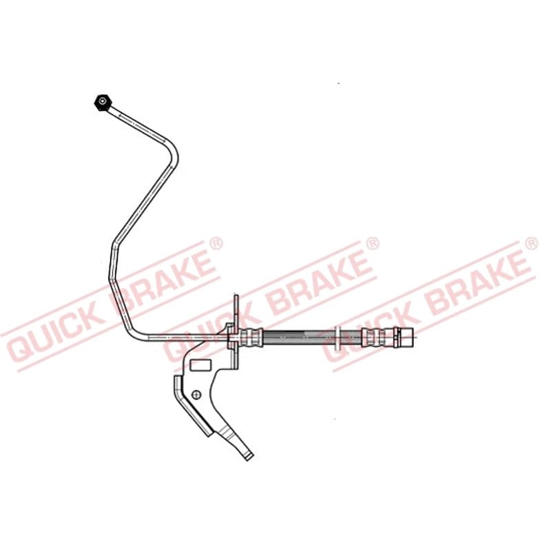QUICKBRAKE stabdžių žarnelė 35.914
