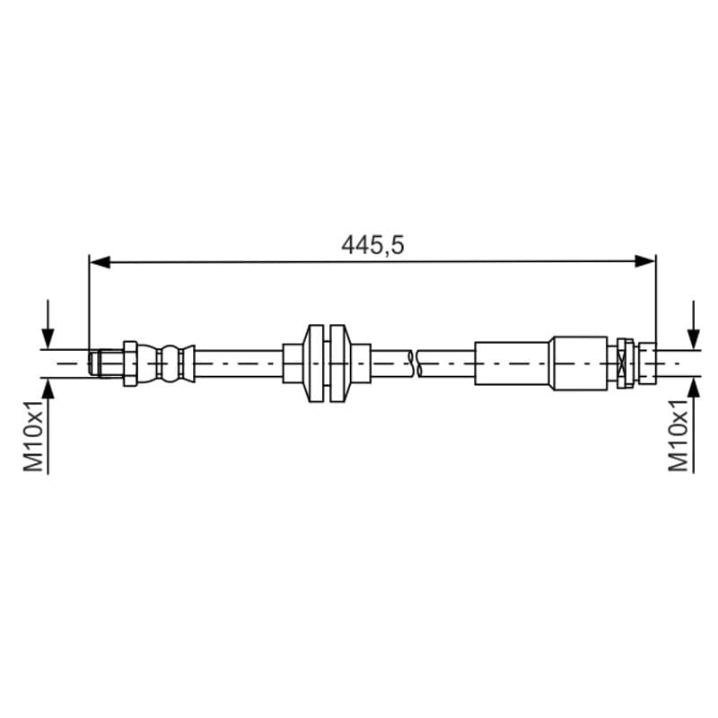 BOSCH 1 987 481 668 stabdžių žarnelė