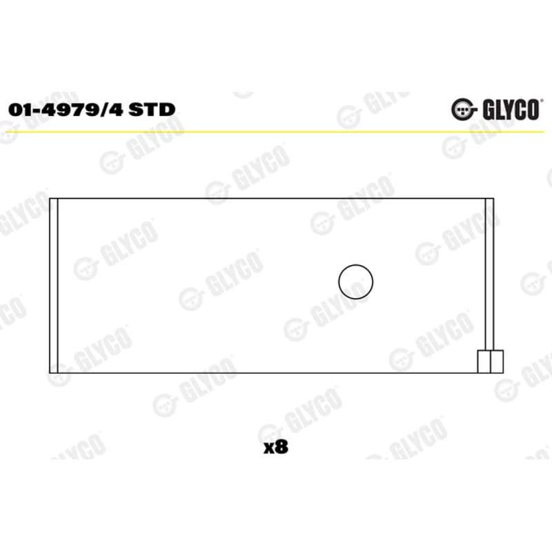 GLYCO guoliai dideliu galu 01-4979/4 STD