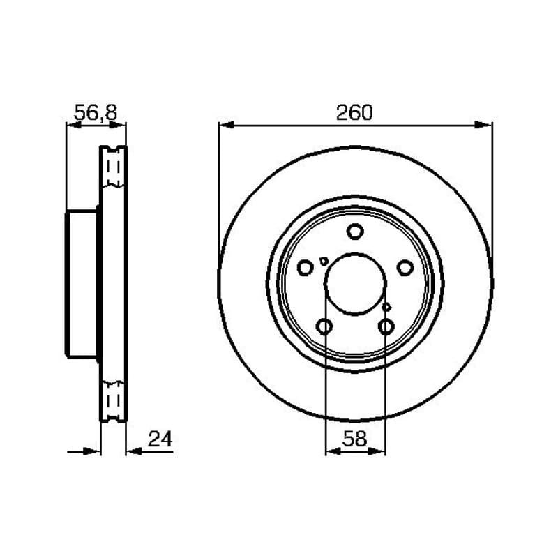 BOSCH 0 986 478 293 stabdžių diskas