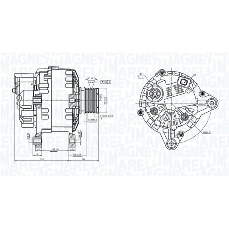 MAGNETIMARELLI kintamosios srovės generatorius 063739064010