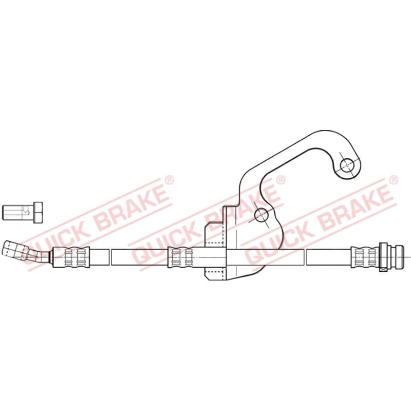 QUICKBRAKE stabdžių žarnelė 50.838X