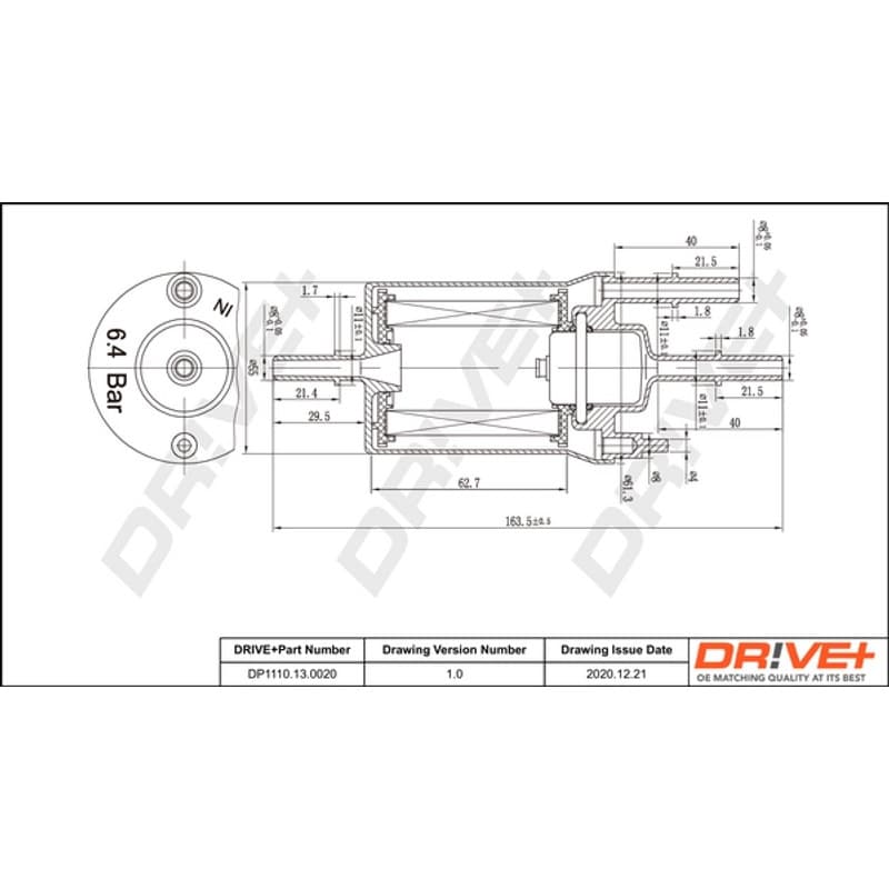 DRVE kuro filtras DP1110.13.0020