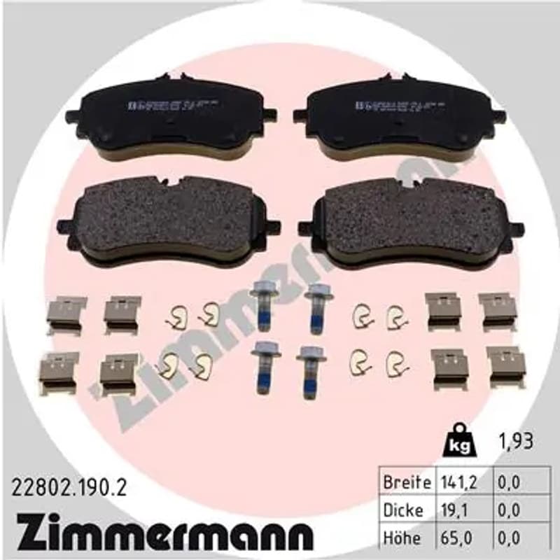ZIMMERMANN Būgnai ir trinkelės 22802.190.2