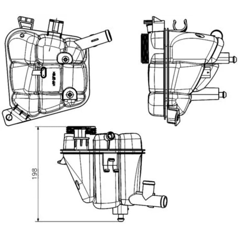 MAHLE CRT 231 000S išsiplėtimo bakelis, aušinimo skystis