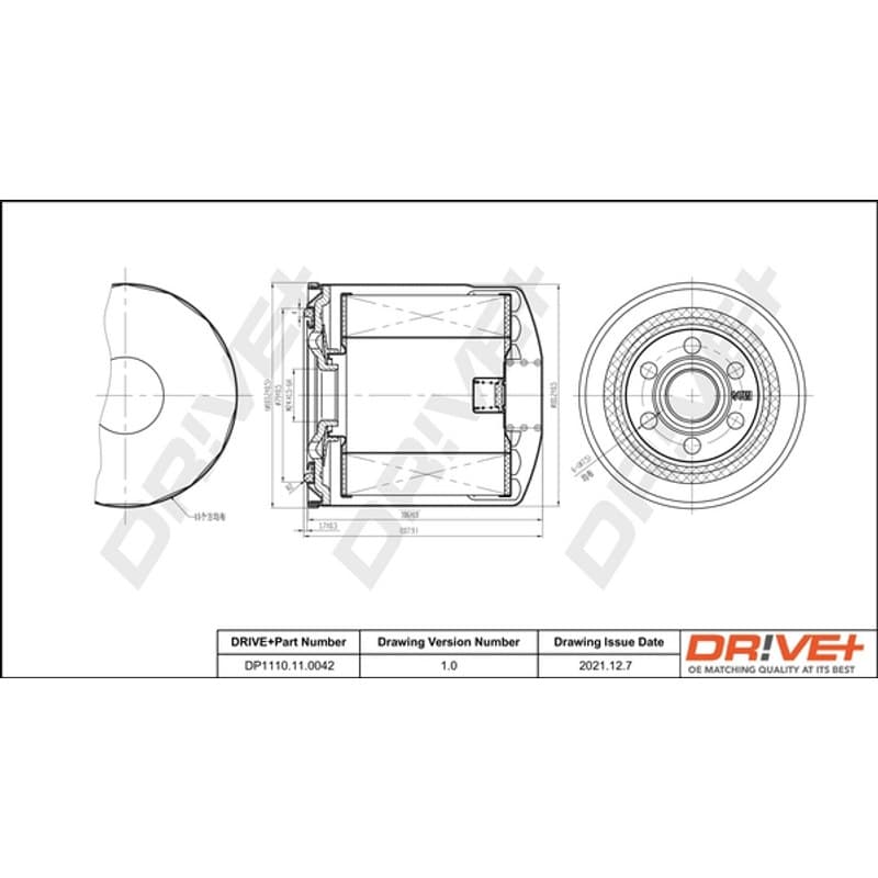 DRVE alyvos filtras DP1110.11.0042