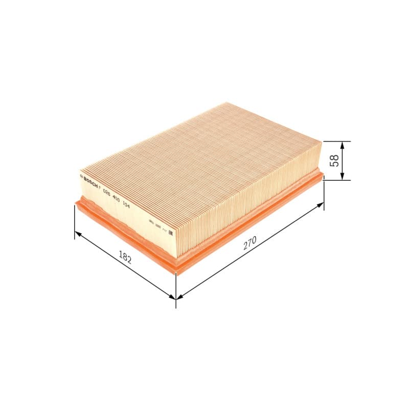 BOSCH F 026 400 104 oro filtras