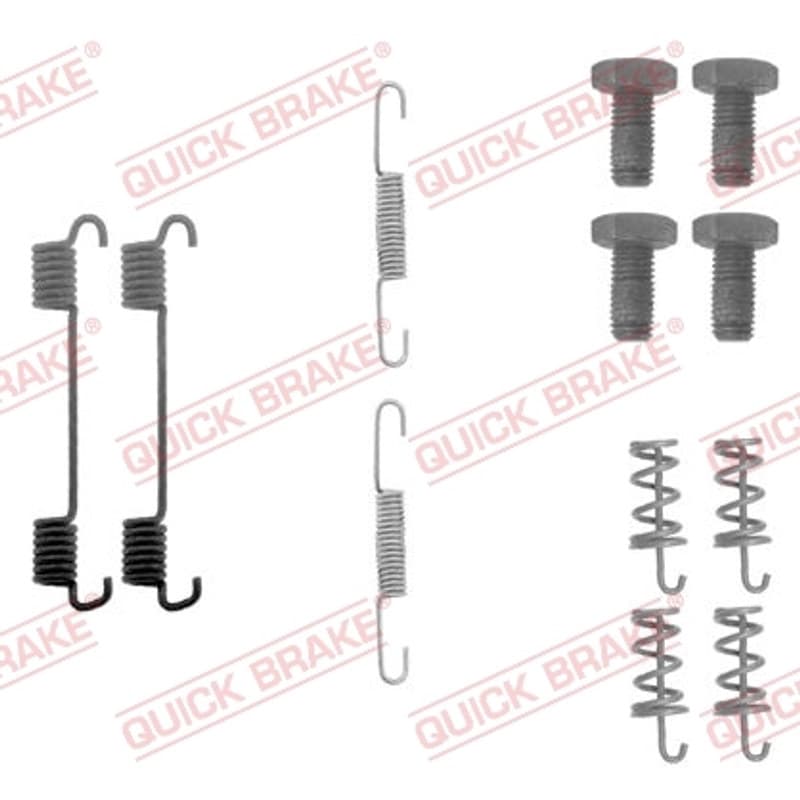 QUICKBRAKE priedų komplektas, stovėjimo stabdžių trinkelės 105-0622