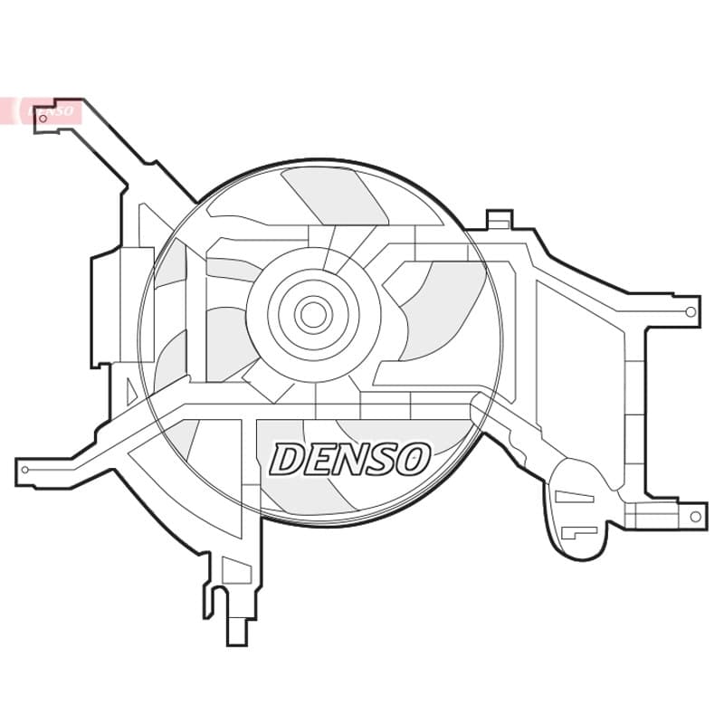 DENSO ventiliatorius, radiatoriaus DER37002