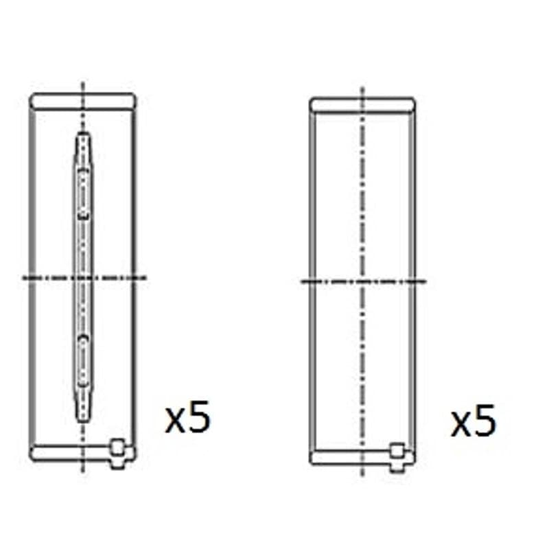 FAIAUTOPARTS pagrindiniai guoliai, alkūninis velenas BM1057-STD