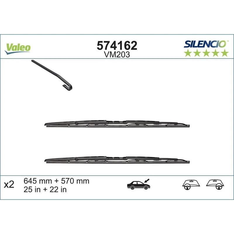 VALEO valytuvai 574162