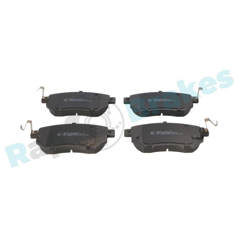 RAPBRAKES stabdžių trinkelių rinkinys, diskinis stabdys R-P1207