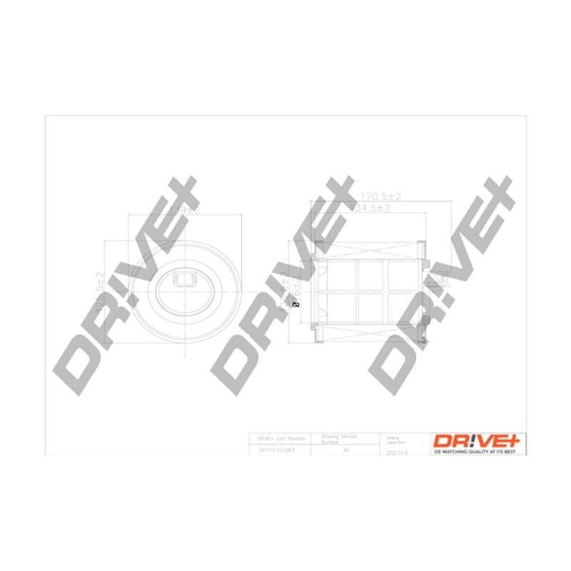 DRVE oro filtras DP1110.10.0263