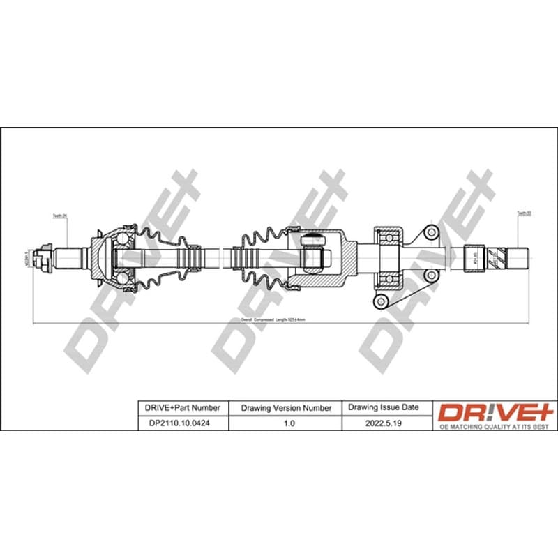 DRVE pusašis DP2110.10.0424