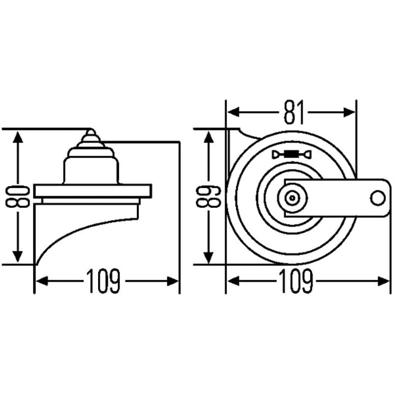 HELLA 3FG 007 424-011 garsinis signalas