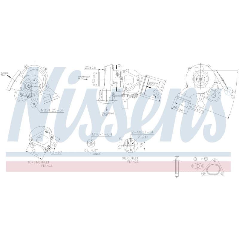 NISSENS kompresorius, įkrovimo sistema 93527