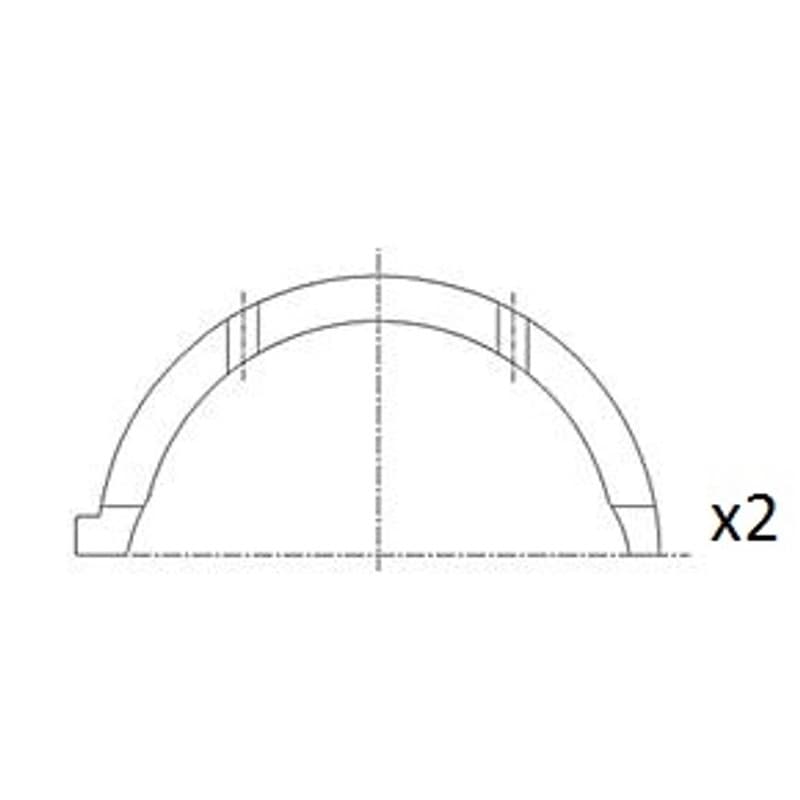 FAIAUTOPARTS atraminis tarpiklis, alkūninis velenas BT3043-STD