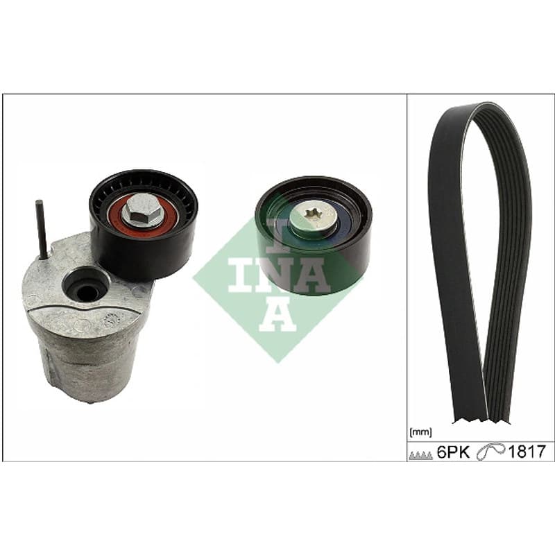 SCHAEFFLERINA V formos rumbuotas diržas, komplektas 529 0370 10