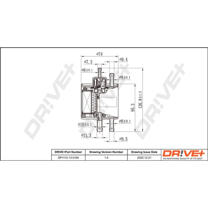 DRVE kuro filtras DP1110.13.0164